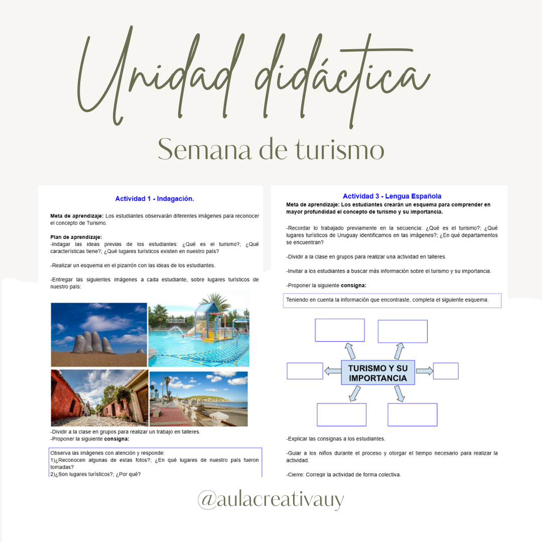 Unidad didáctica - Semana de turismo