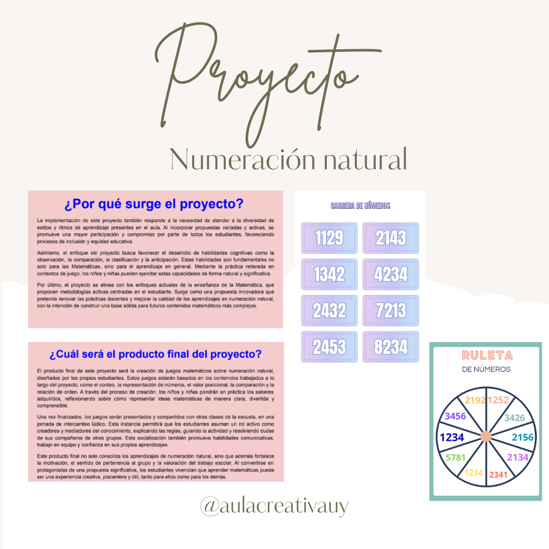 Proyecto - Numeración Natural - Cuarto año