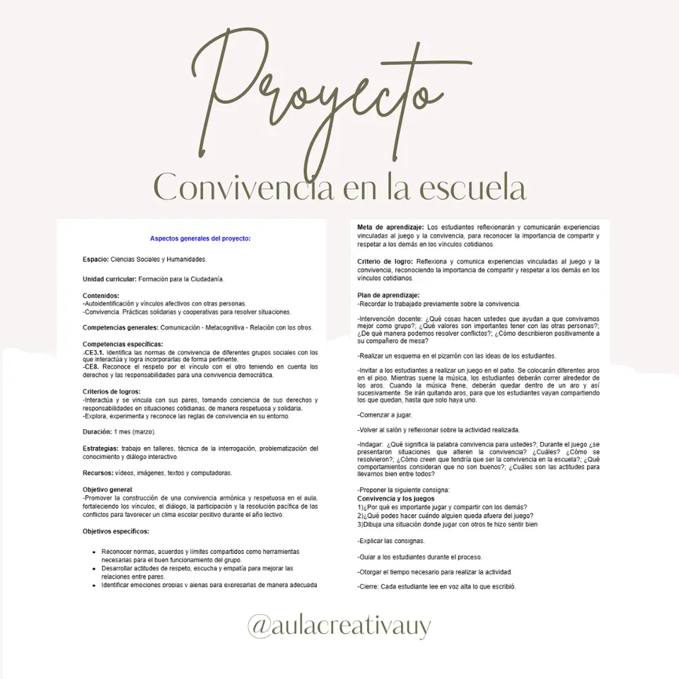 Proyecto 2 - Convivencia
