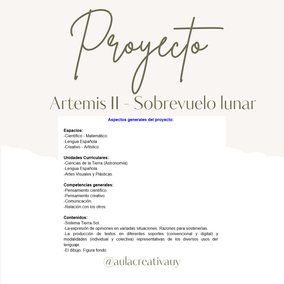 Proyecto - Misión Artemis II - Sobrevuelo lunar - Primer Ciclo
