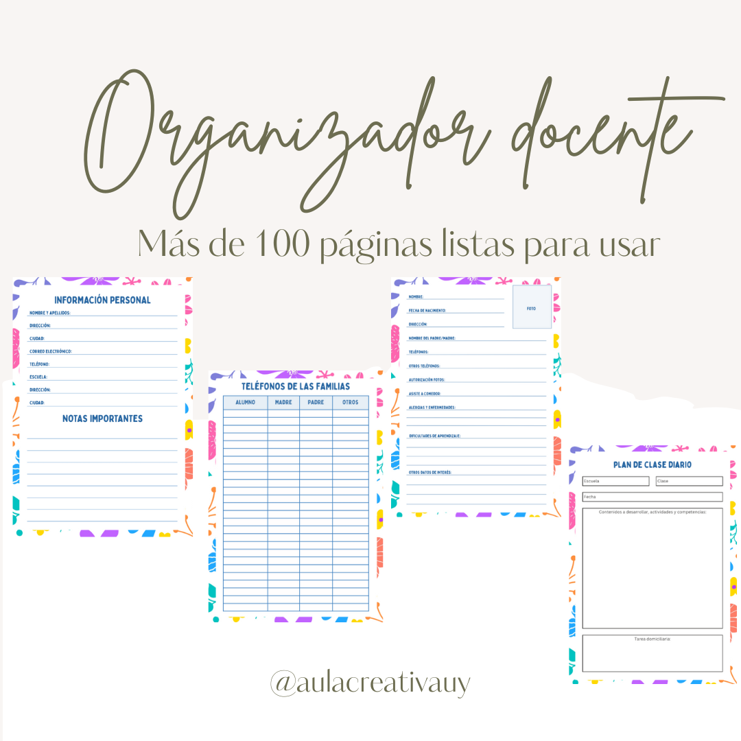 Organizador docente 2026