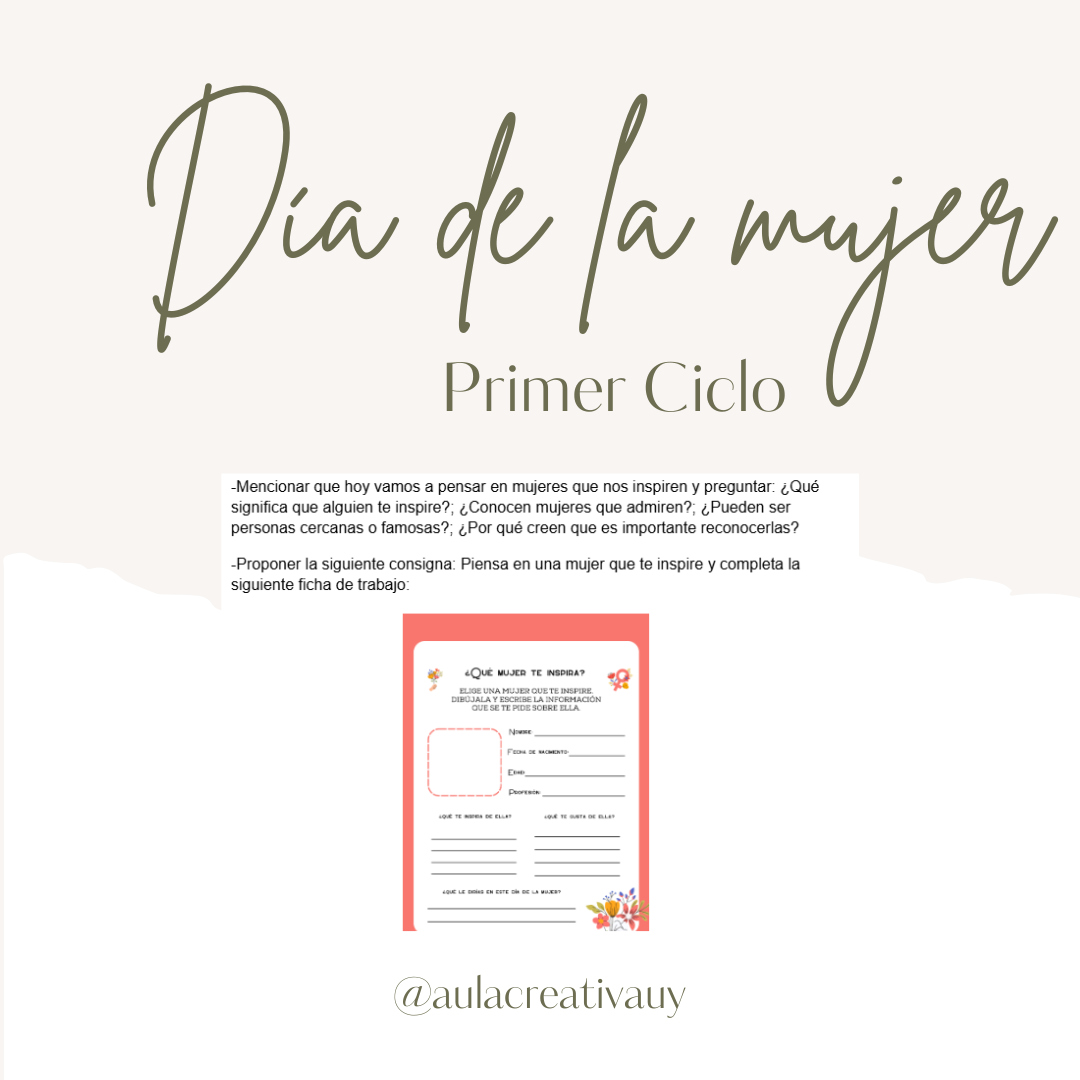 Día de la Mujer - Primer Ciclo