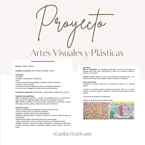 Proyecto de Arte - Primer y Segundo Ciclo