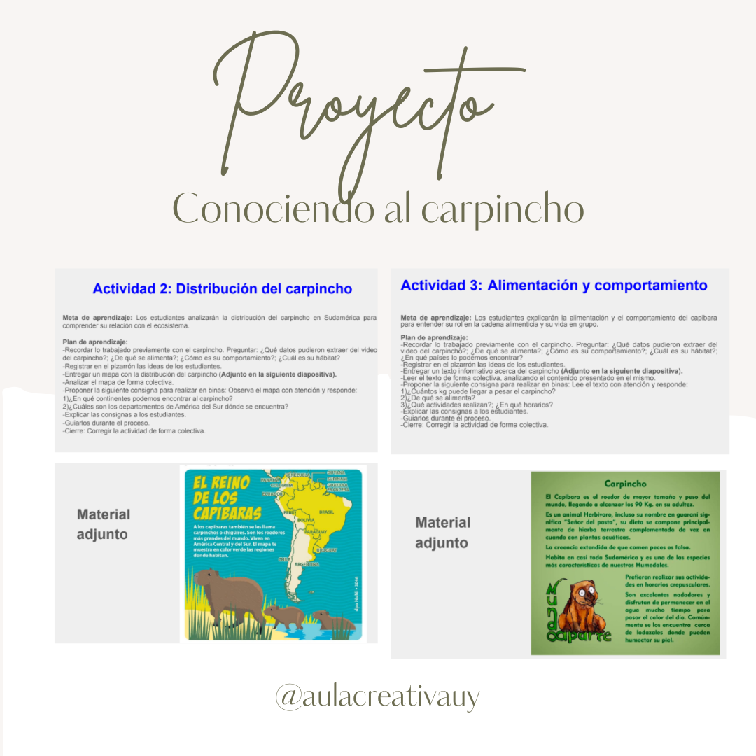 Proyecto - Conociendo al carpincho