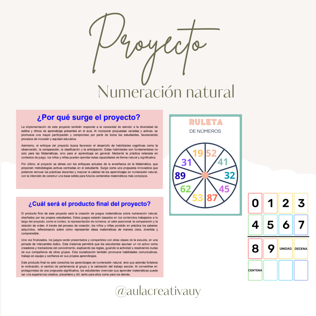 Proyecto - Numeración Natural a través del juego - Segundo año