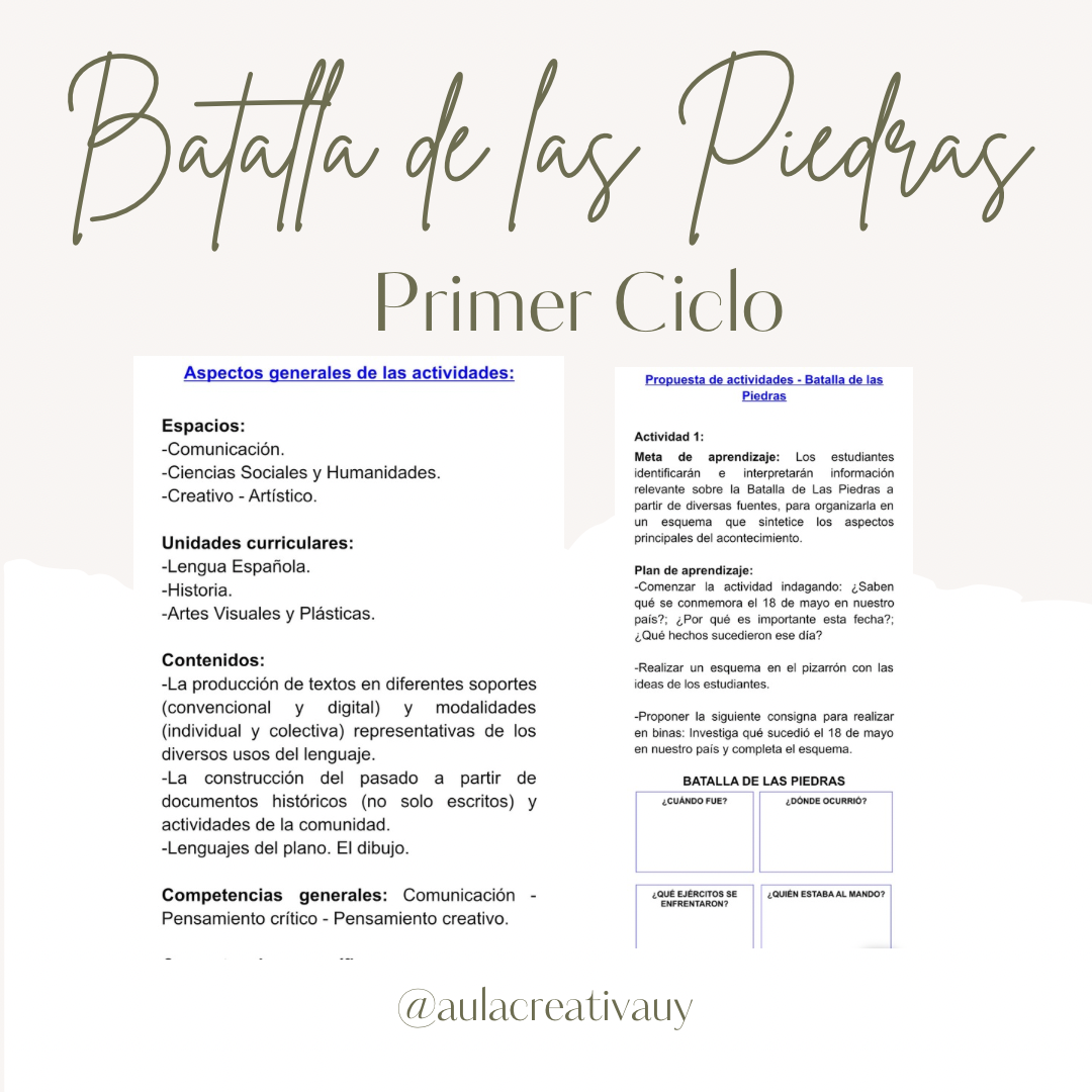 Batalla de las Piedras - Primer Ciclo