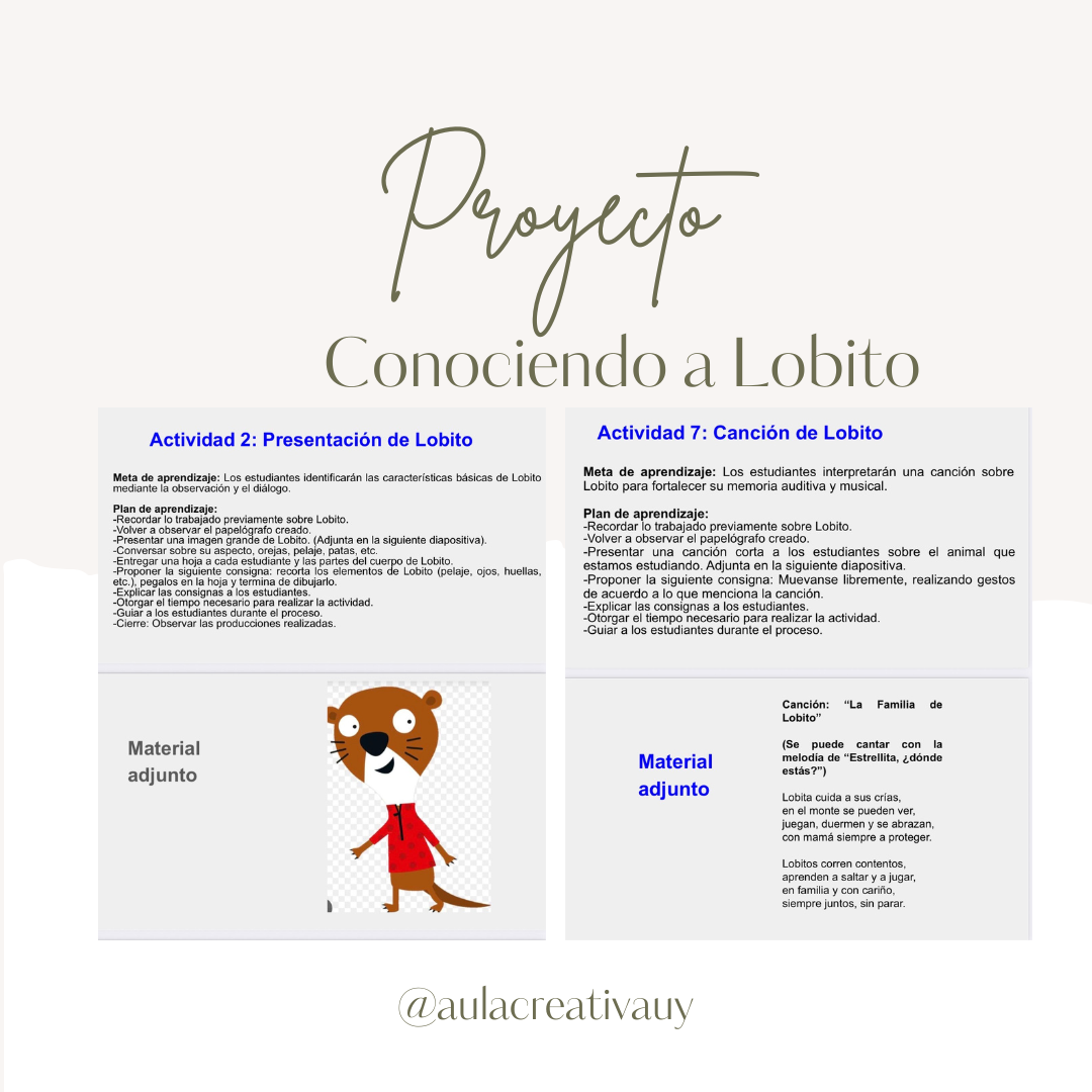 Proyecto "Conociendo a Lobito"
