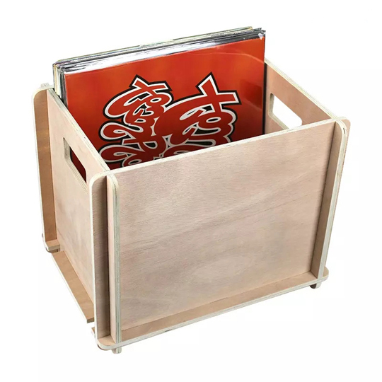 Cajones De Madera Importado Para Almacenar Discos De Vinilo GK-35A