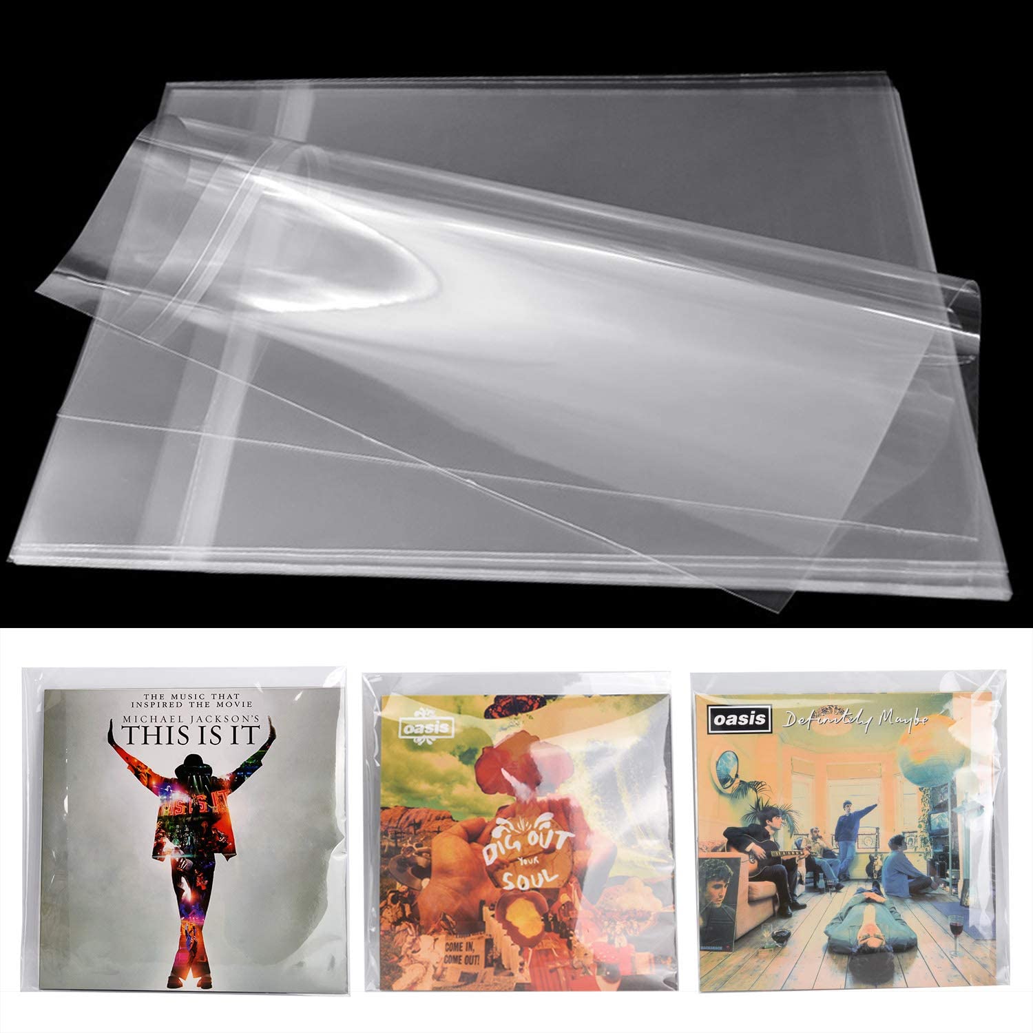 Fundas Exteriores 7" Para Discos De Vinilo  con Cierre GK-R17PC