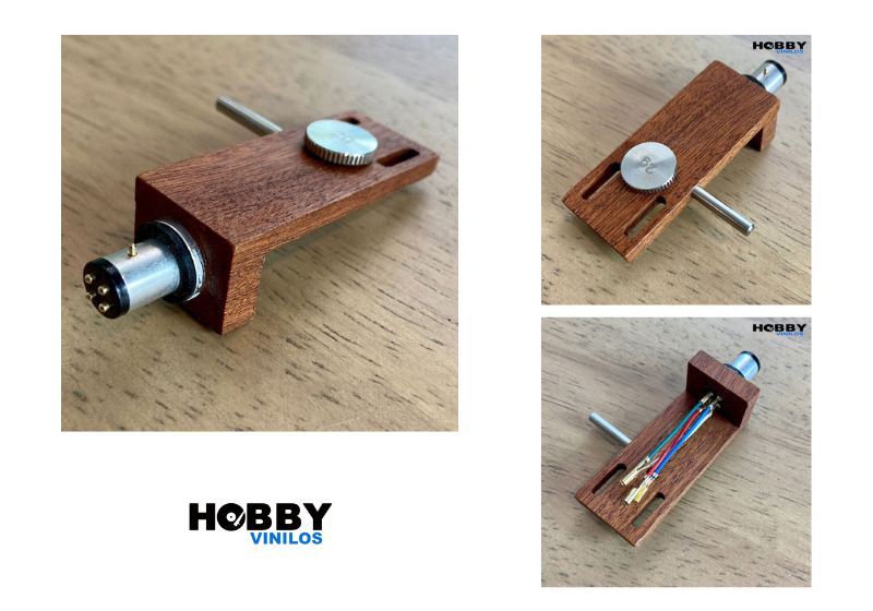 Porta Capsulas, Cabezal en Madera para Bandeja de Vinilo Brazo Recto GK-R21E