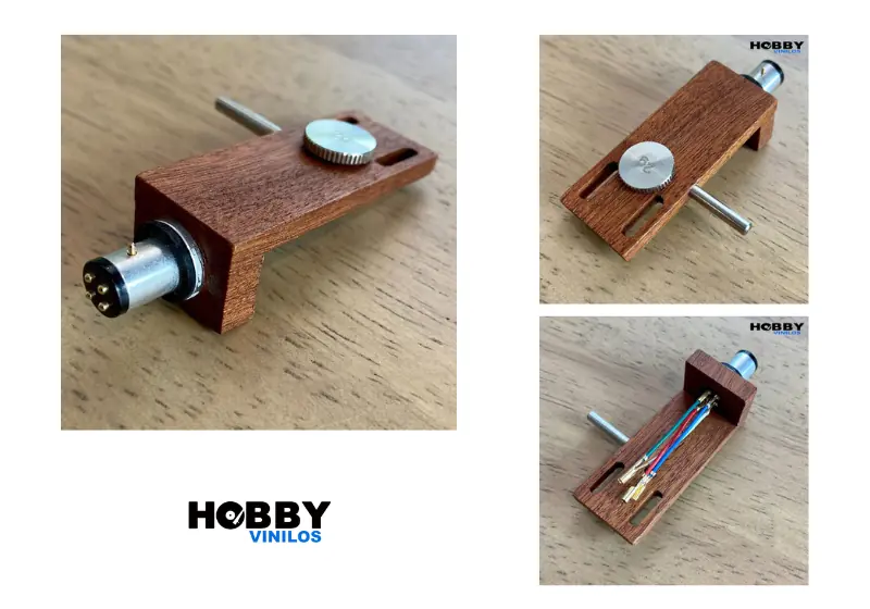Porta Capsulas, Cabezal en Madera para Bandeja de Vinilo Brazo Recto GK-R21E