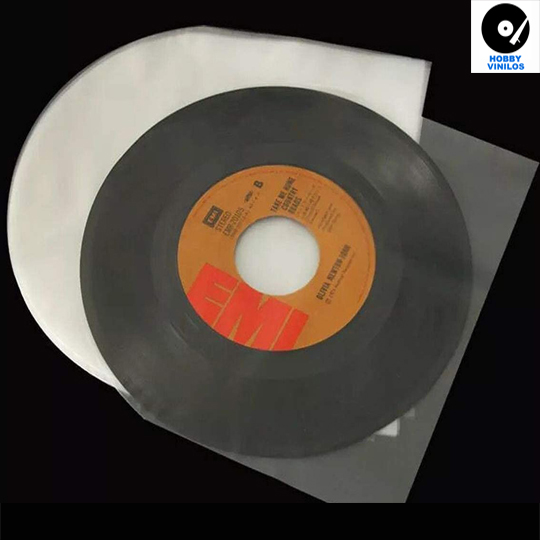 Fundas Interiores 7″ Para Discos De Vinilo punta redondeada GK-R18 7