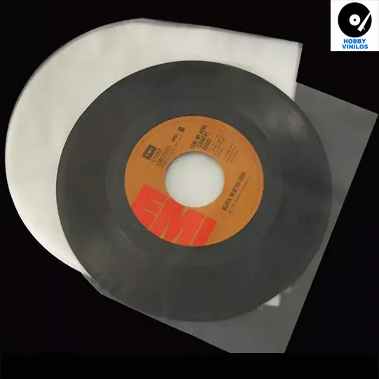 Fundas Interiores 7″ Para Discos De Vinilo punta redondeada GK-R18 7