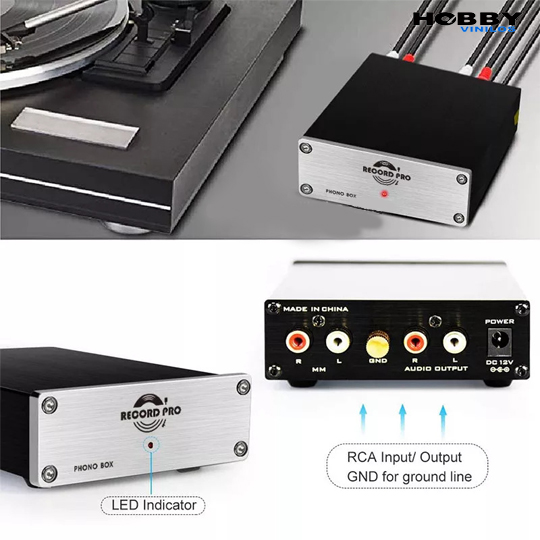 Pre amplificador de tocadisco GK-R111