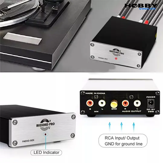 Pre amplificador de tocadisco GK-R111