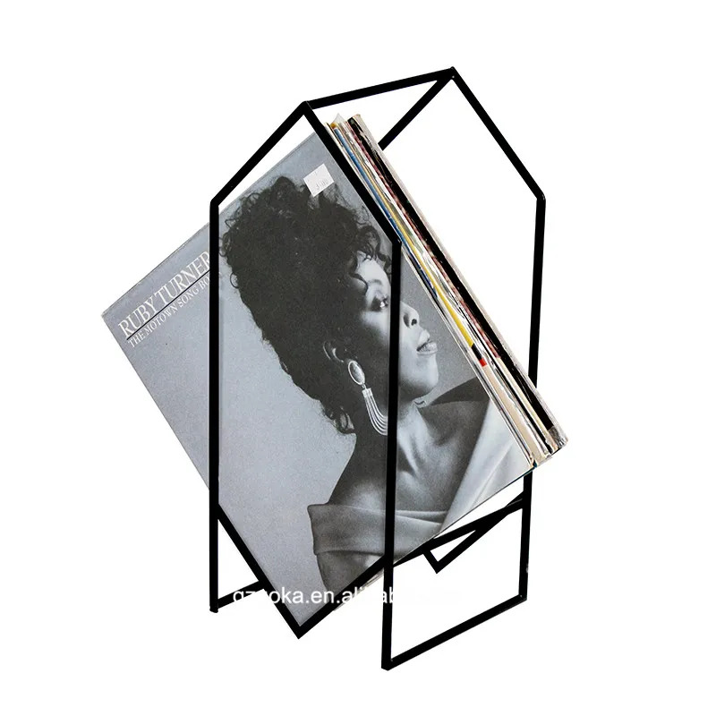Soporte para discos de vinilo en hierro GK-25G