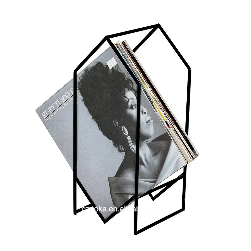 Soporte para discos de vinilo en hierro GK-25G