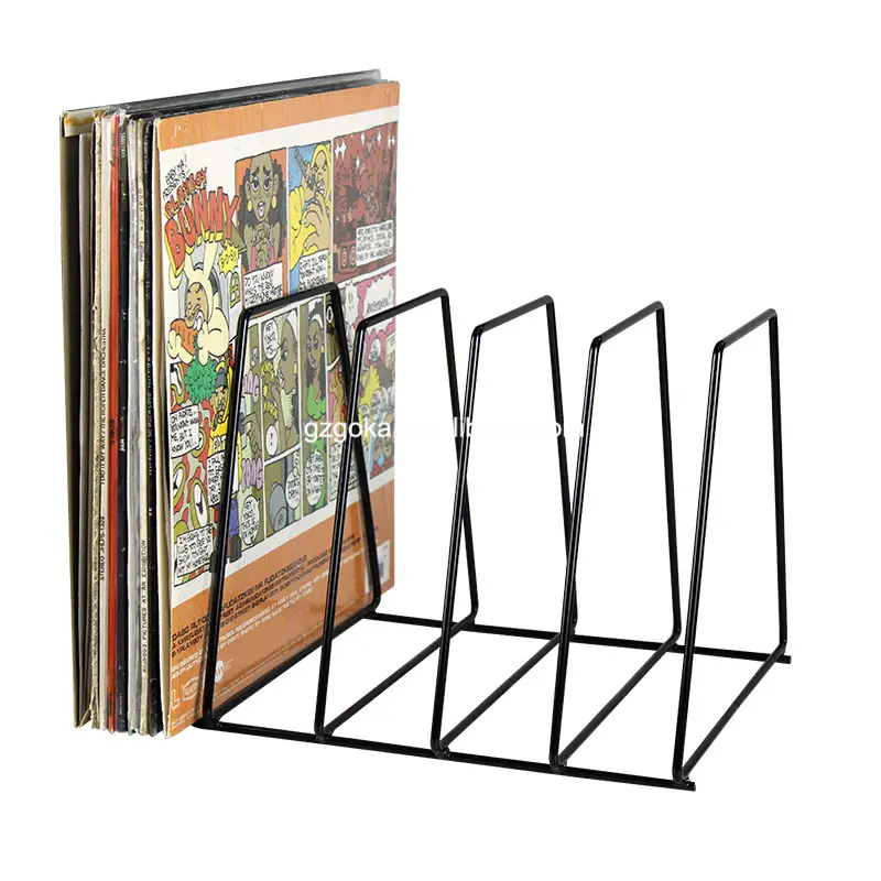 Rack O Soporte Metálico Para Discos De Vinilo GK-R25C