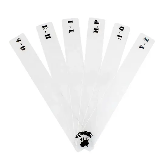 Divisor de acrilico con abecedario GK-R43C