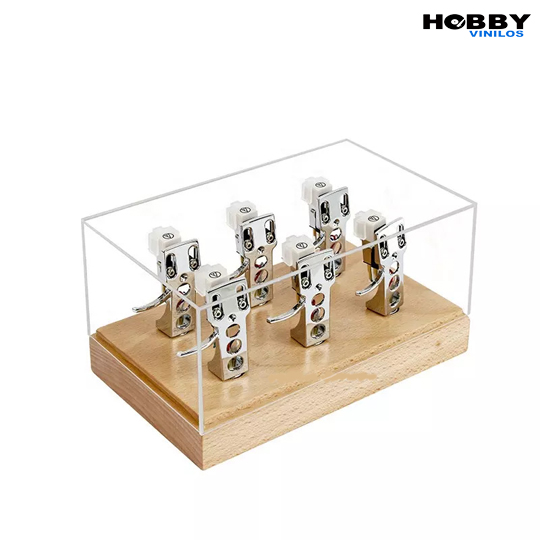 Soporte para 6 cabezales con tapa de acrílico GK-R21F