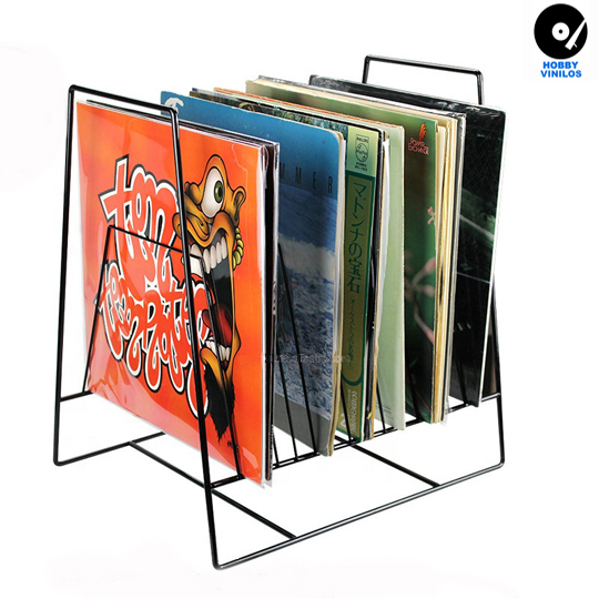 Rack o Soporte Metálico Para Discos De Vinilo GK-R25B