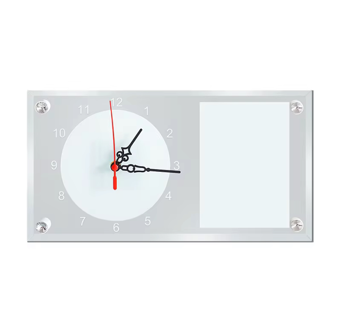 RELOJ CON DETALLES EN ESPEJO