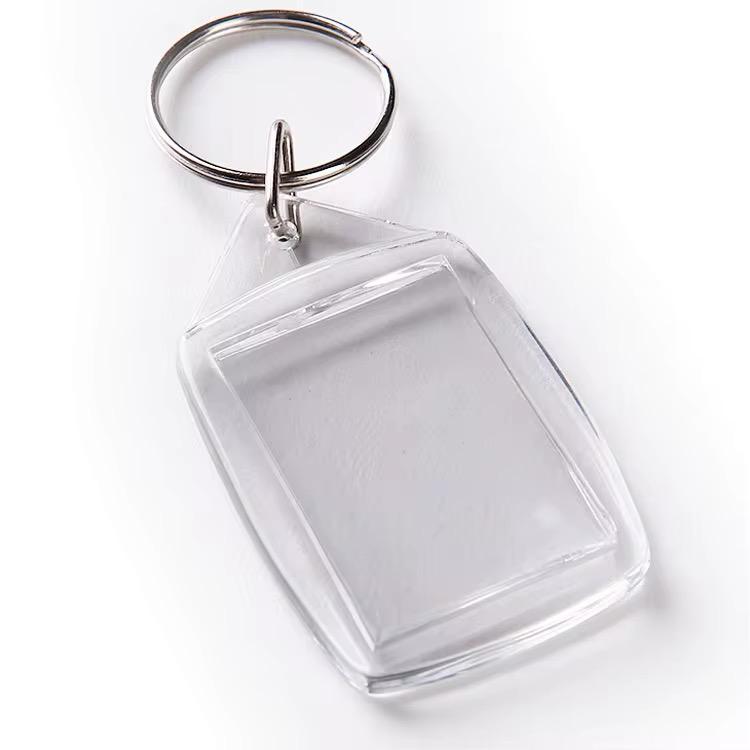 LLAVERO ACRILICO RECTANGULO SIN PUNTAS