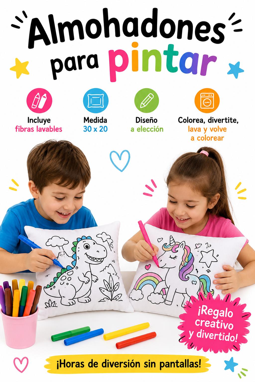ALMOHADON PARA COLOREAR