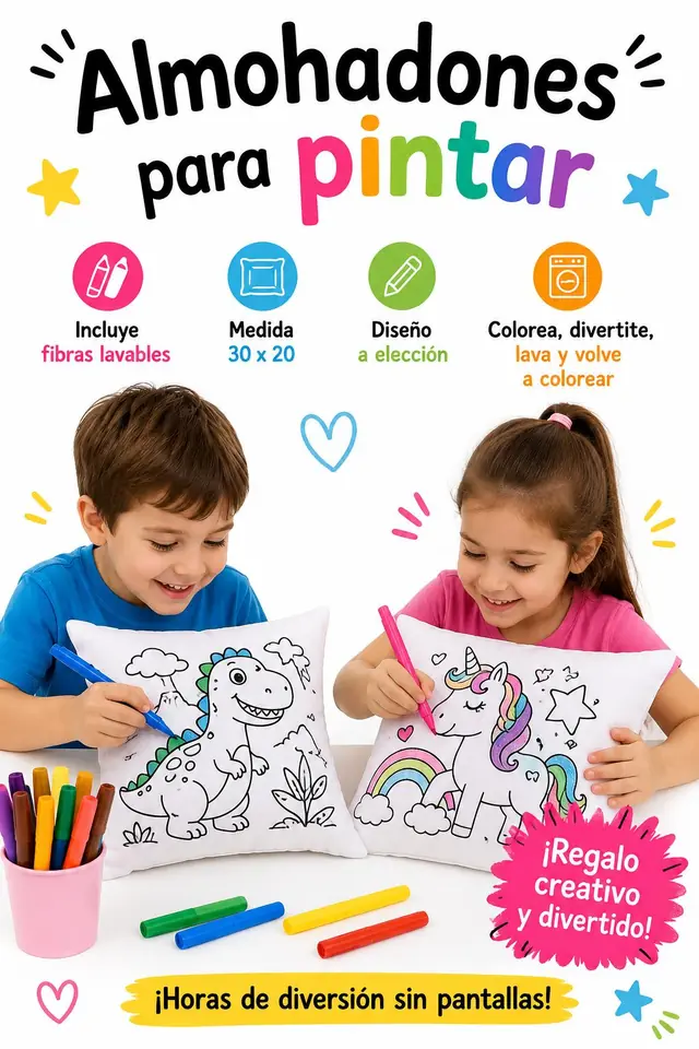 ALMOHADON PARA COLOREAR