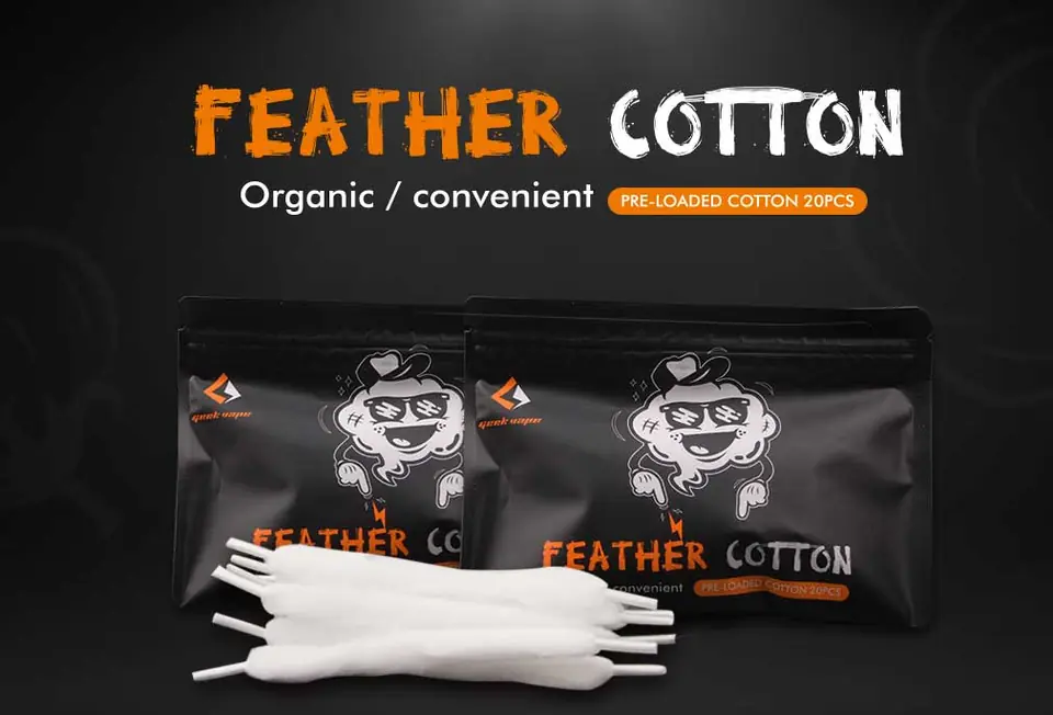 ALGODON Geekvape Feather Cotton