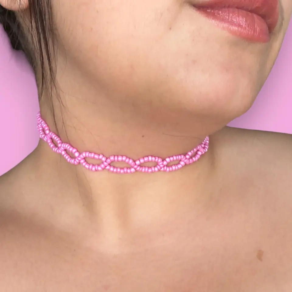 Gargantilla Mila - Rosa