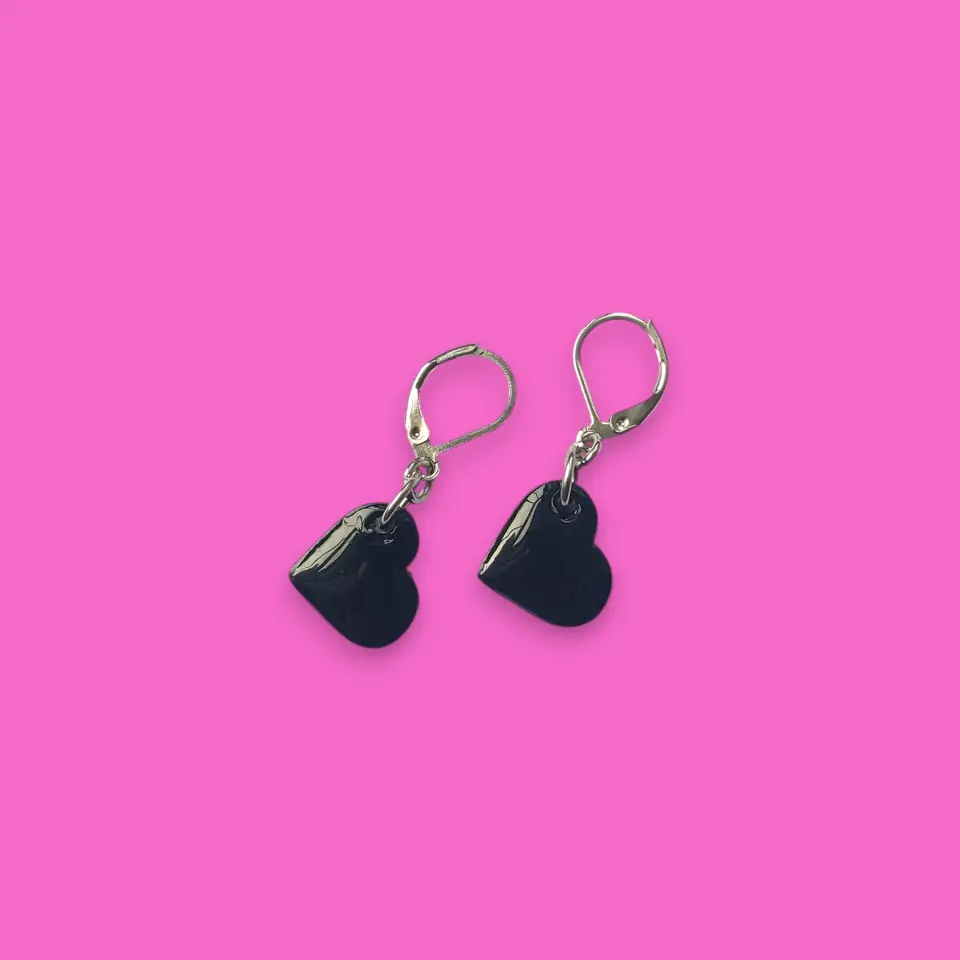 Minis Corazón - Negro