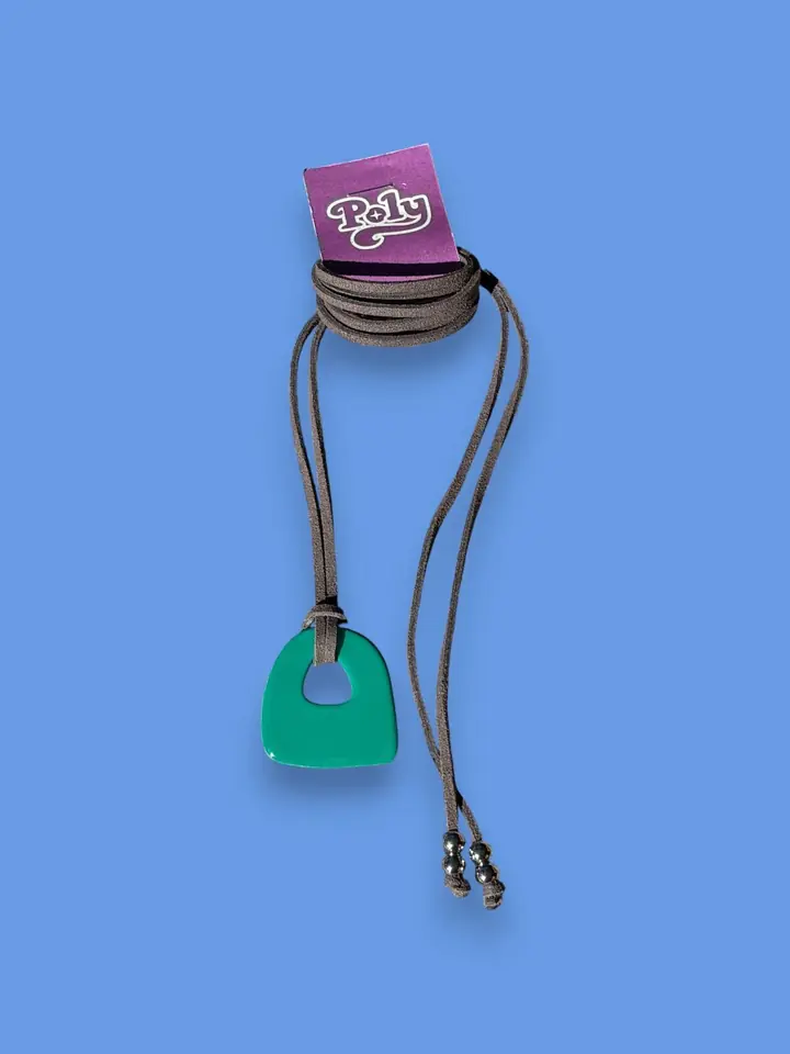 Collar Trendy - Gris y Azul