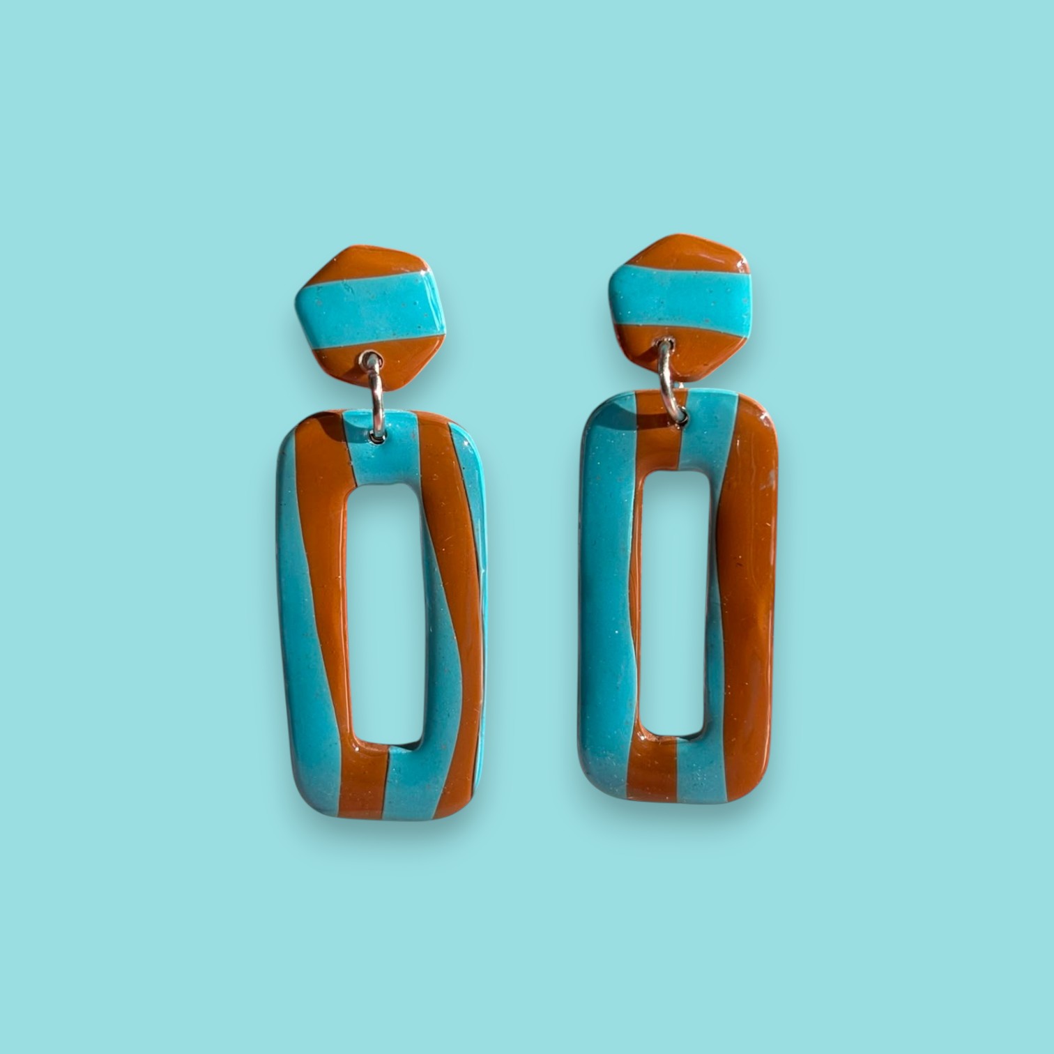 Nina - Marrón y Celeste