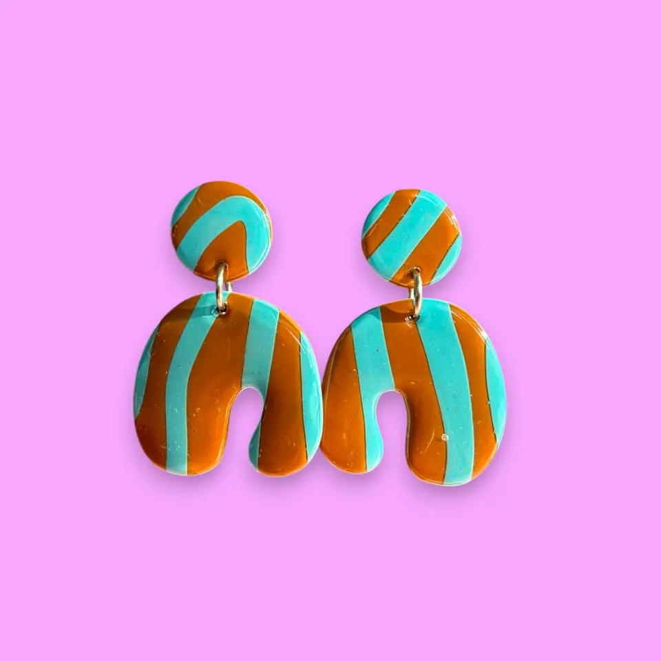 Iris - Marrón & Celeste