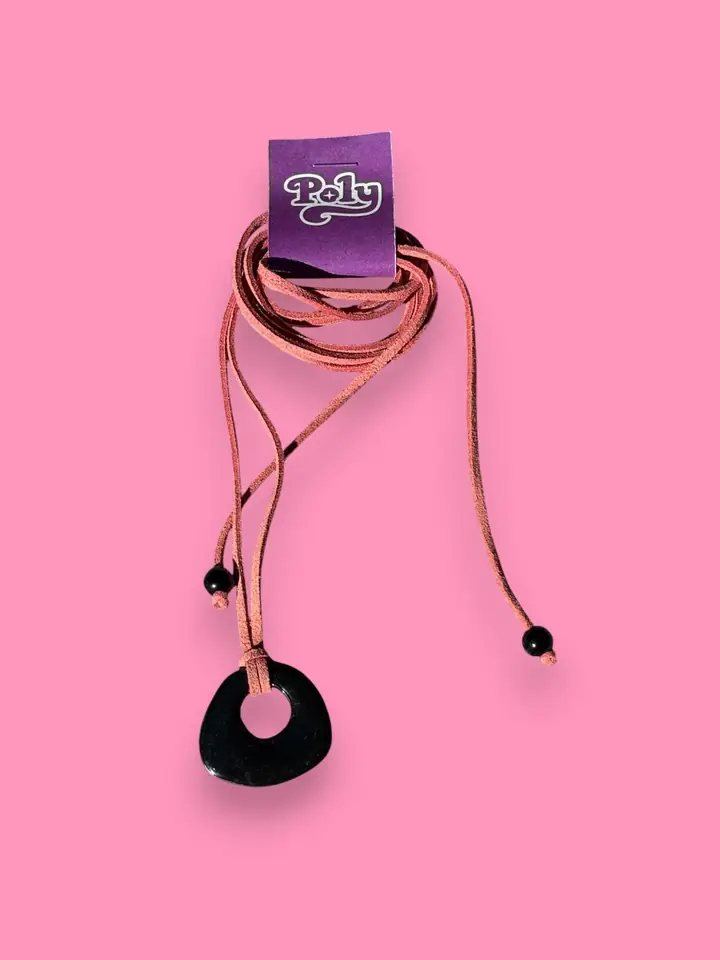 Collar Trendy - Negro y rosa