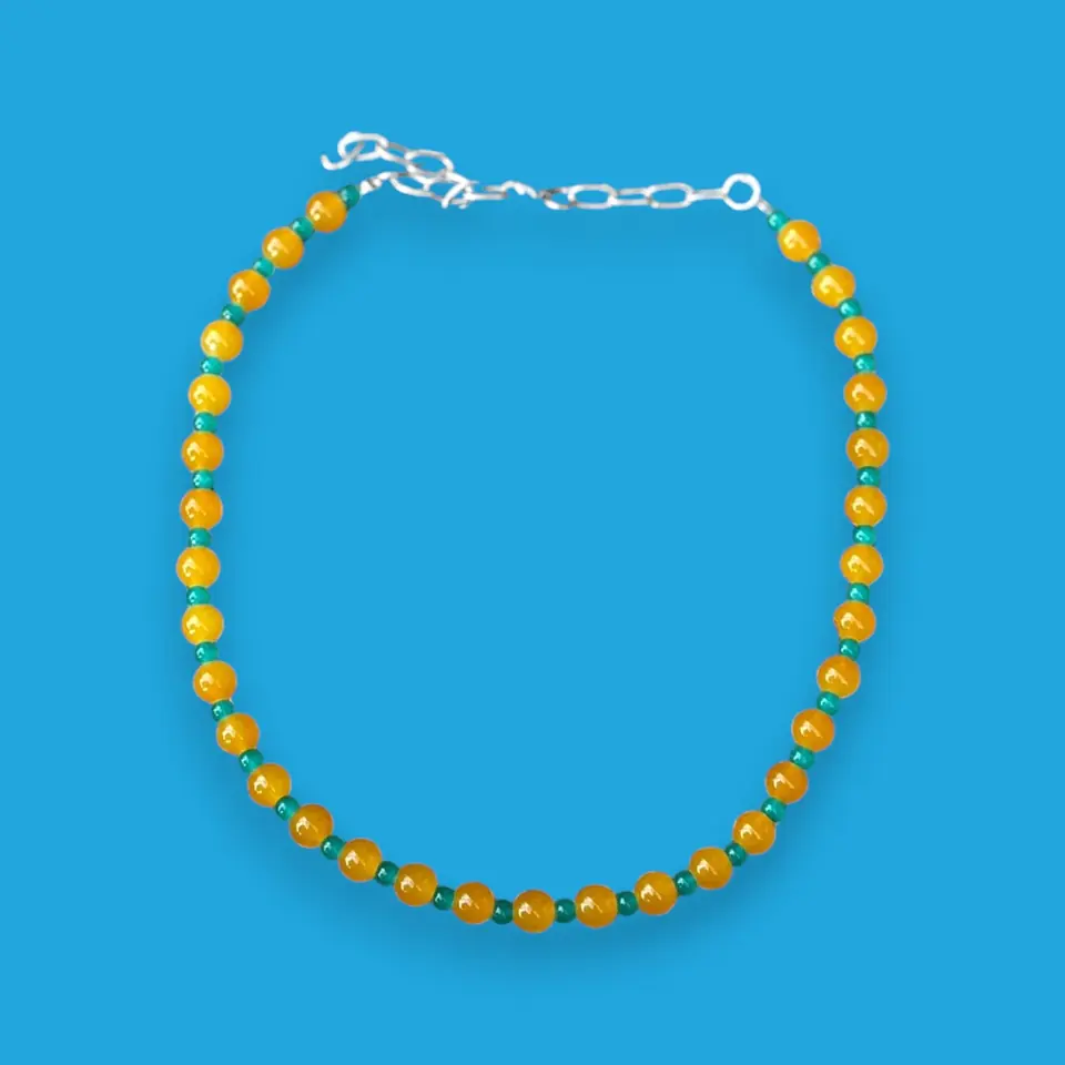 Collar Marea - Naranja & Turquesa