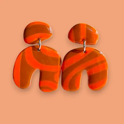 Iris - Naranja & Marrón