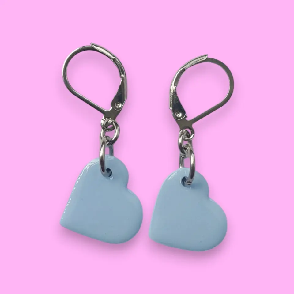 Minis Corazón - Celeste