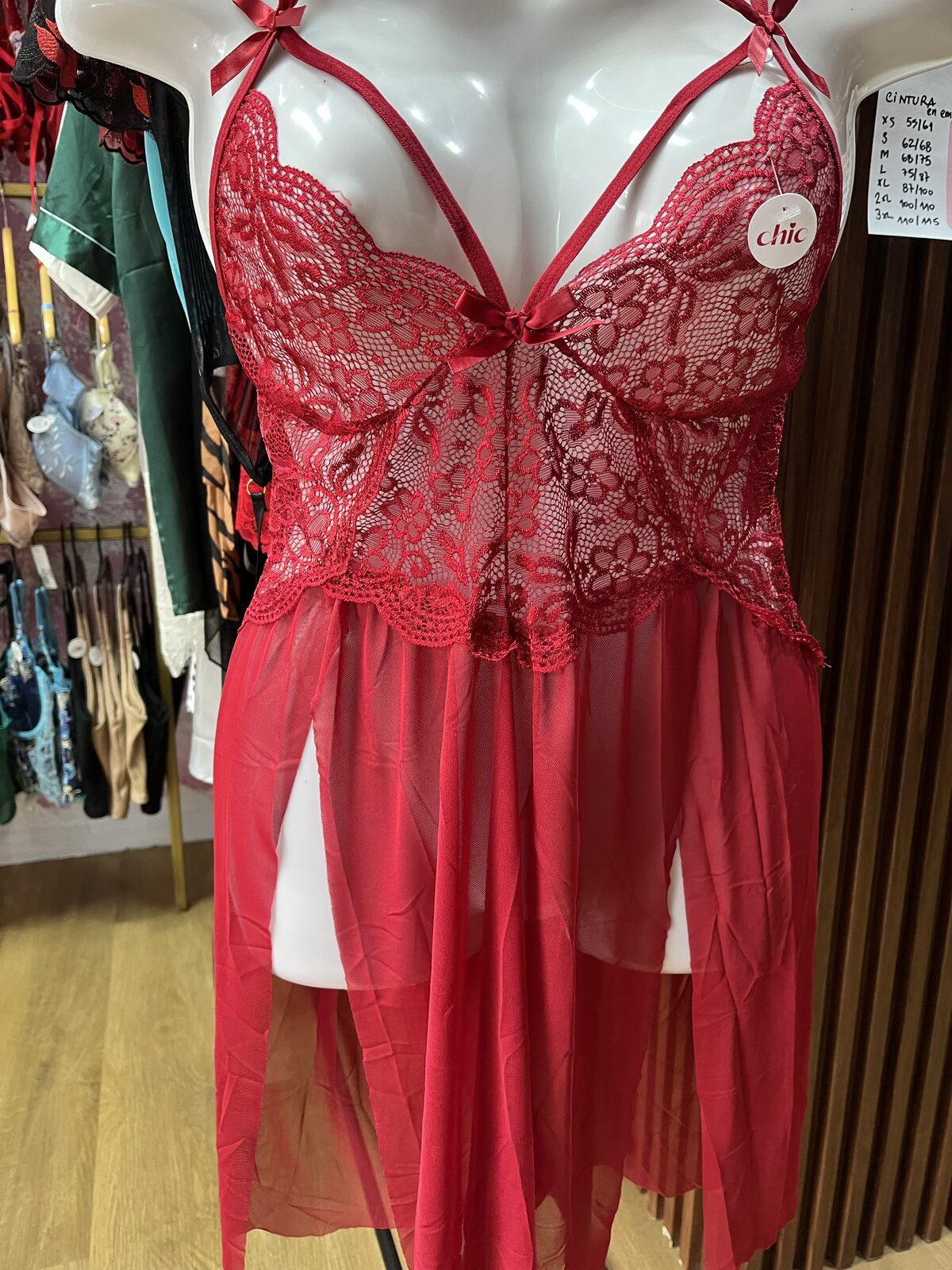 Babydoll encaje c 83306