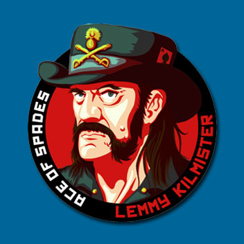 STICKER METAL GODS - LEMMY