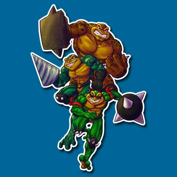 STICKER BATTLETOADS