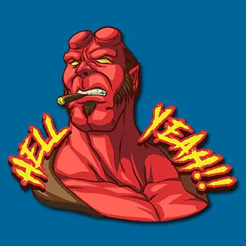 STICKER HELLBOY