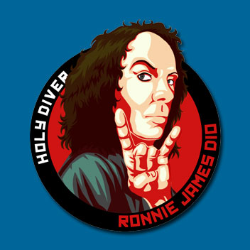 STICKER METAL GODS - DIO