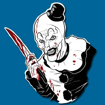 STICKER ART THE CLOWN