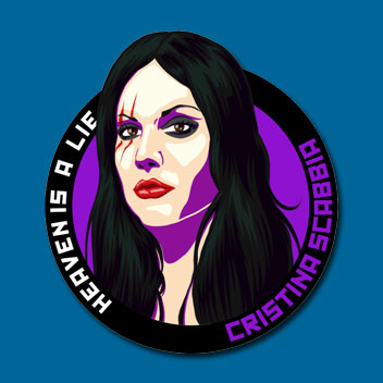 STICKER METAL GODDESSES - CRISTINA