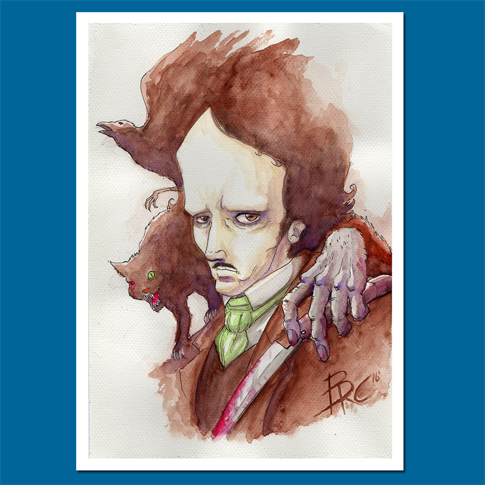 PRINT - POE - ACUARELLAS
