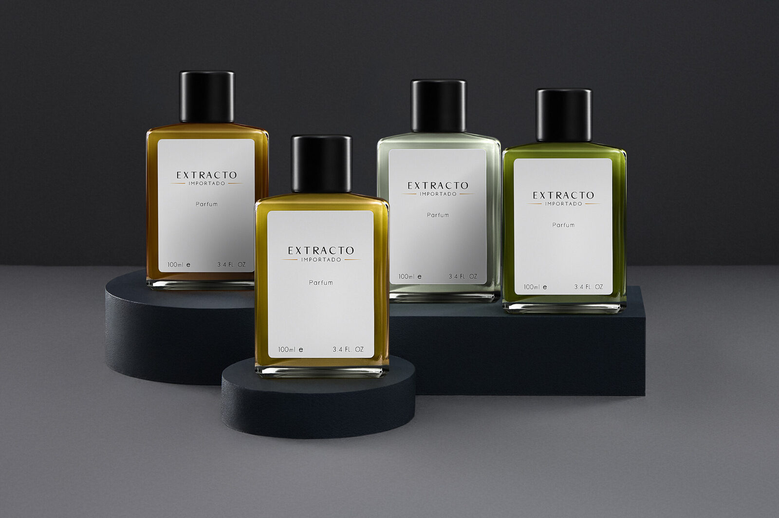 4 perfumes de 100 ml