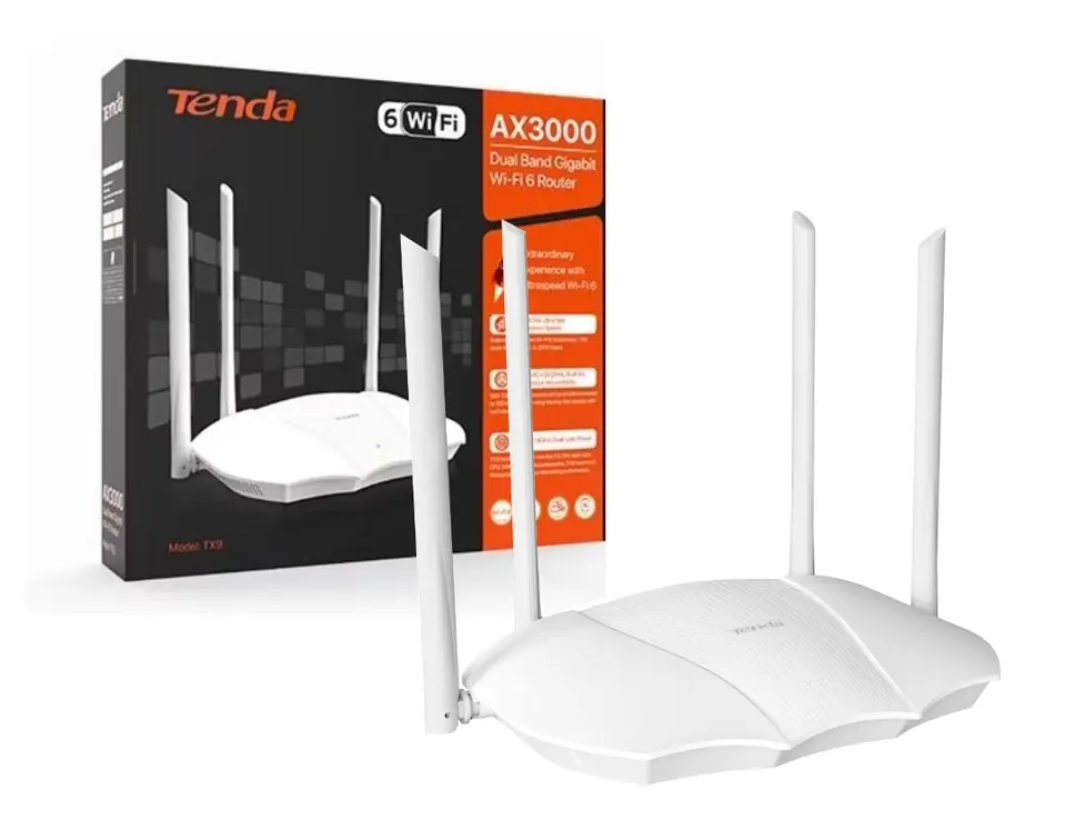 Router Tenda WiFi Gigabit AX3000 Doble Banda