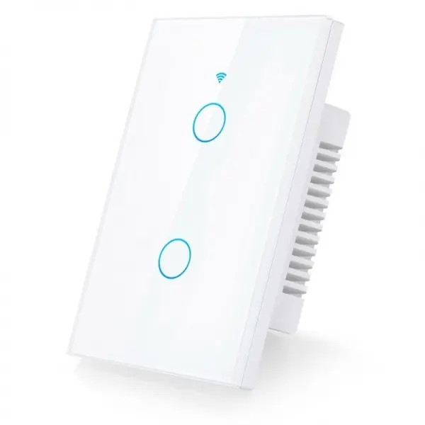 Llave de Luz Táctil WiFi 2 Canales - Tuya Smart